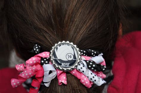 Items Similar To Personalized Volleyball Ponytail Holder You Choose