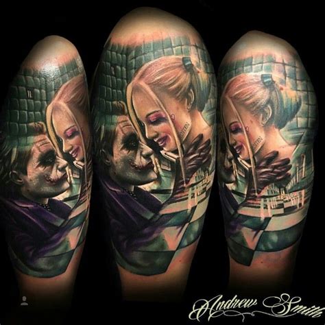 Diseño Tattoo Tatuaje Pareja Harley Quinn Y Joker Best Tattoo Ideas