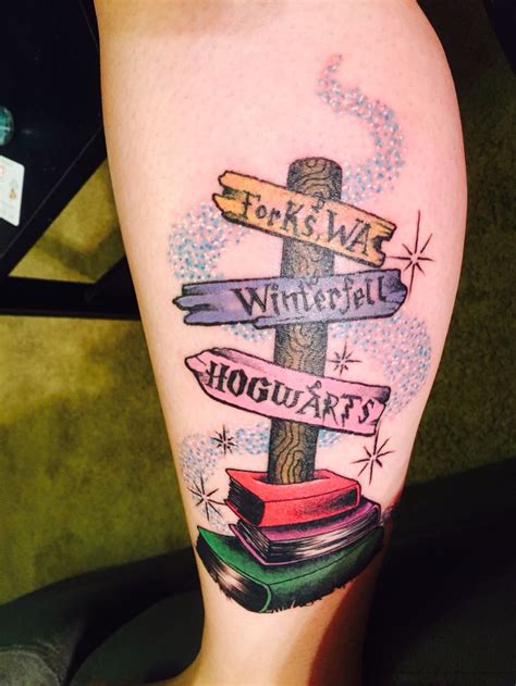My Beautiful Harry Potter Game Of Thrones And Twilight Books Tattoo
