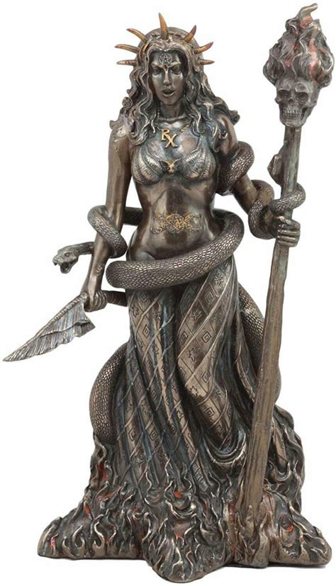 Statue Of Hecate Greek Goddess Of Witchcraft 10 High Made Of Resin