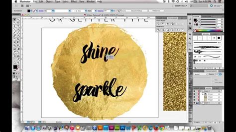 I made the golden milk this morning! How to Make Gold Foil or Glitter Type - YouTube