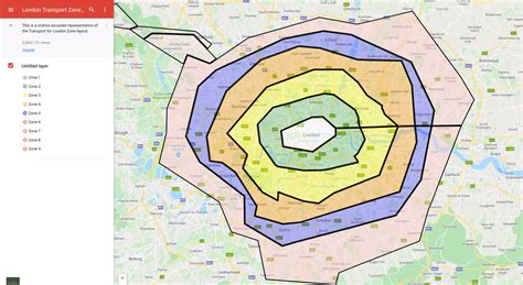 Zones Of London