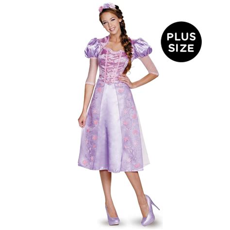 Disney Princess Deluxe Plus Size Rapunzel Costume For Women XL Walmart Com