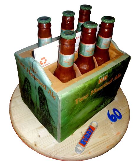 Surprise 60th Birthday 6 Pack Of Beer Cake