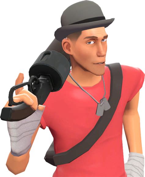 Image Scout With The Modest Pile Of Hat Tf2png Team Fortress Wiki