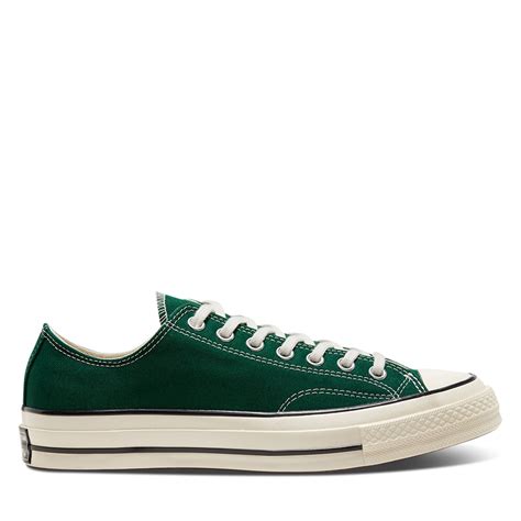 Chuck 70 Ox Sneakers In Forest Green Little Burgundy