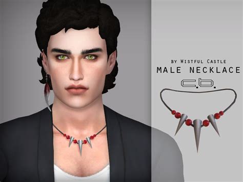 Male Necklace With New Mesh Contains 8 Colors Shadow And Specular Map