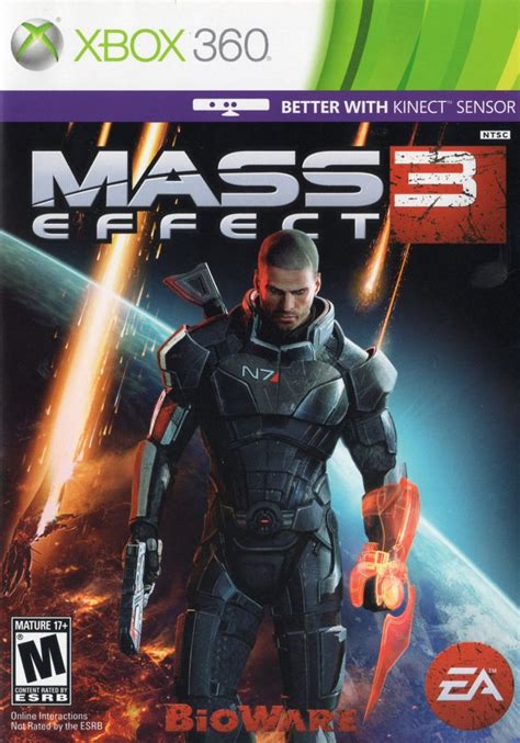 Mass Effect 3 2012 Xbox 360 Box Cover Art Mobygames
