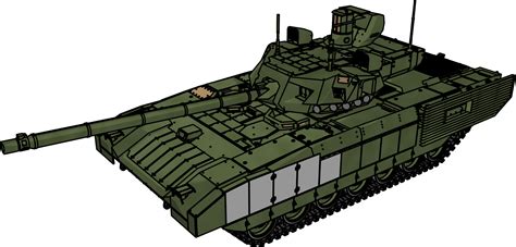 Download Hd T 14 Armata Tank Perspective View Png Clipart Cartoon