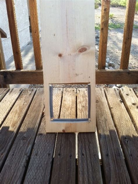Then the sliding glass door opens and closes against it. Down-to-Earth DIY: Cat Door (Horizontal Sliding Window)