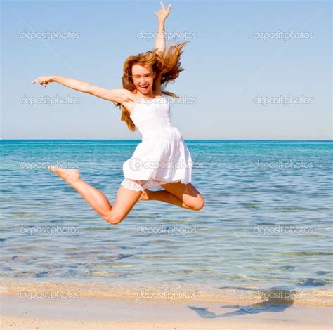 Happy Jumping Pose Reference Yellow Flower Wallpaper