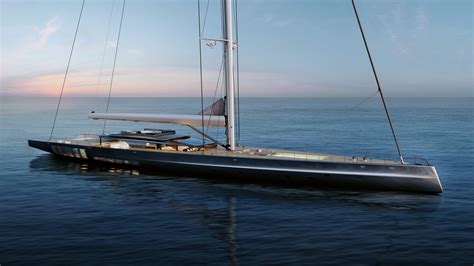 Mm725 Sailing Yacht Concept Rendering © Malcolm Mckeon Yacht Design