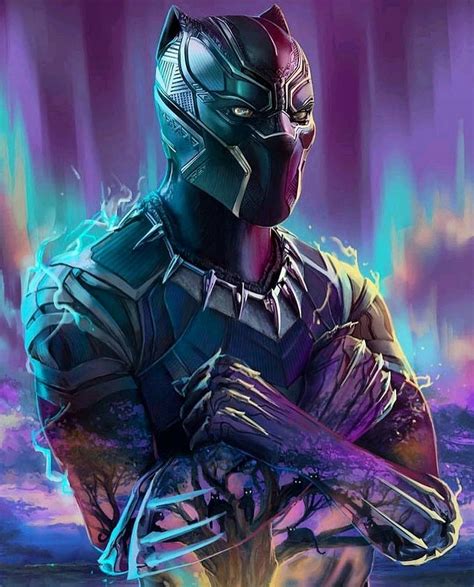 Black Panther Marvel Wakanda Pantera Negra De Marvel Pantera Negra