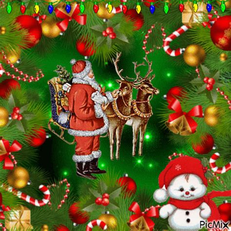 Feliz Navidad Безплатен анимиран  Picmix
