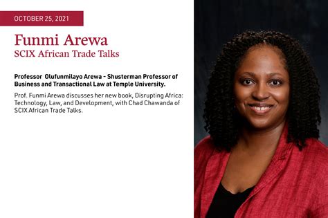 Scix African Trade Talks Professor Olufunmilayo Arewa Shusterman