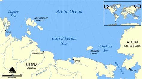 East Siberian Sea Arctic Ocean Arctic Ocean