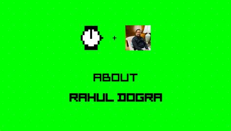 About Rahul Dogra On Hackernoon