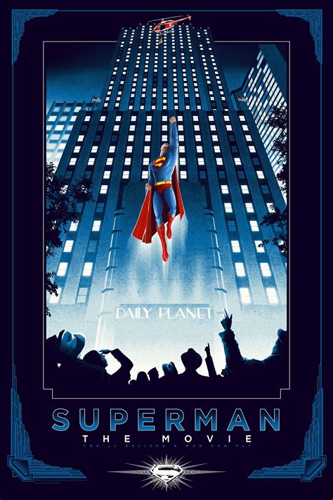 This Classic Superman Movie Poster Is Simply Super Superman Poster