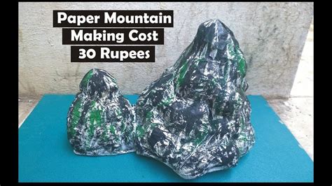 Paper Mountain News Paper Mountain Scrap Paper Craft Model For