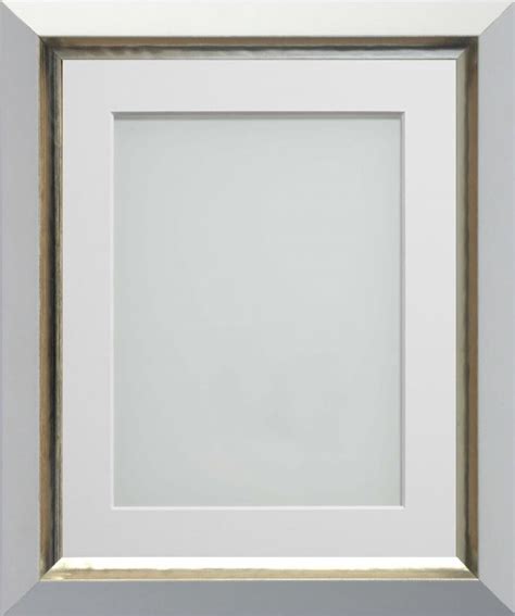 Brunswick White 16x12 Frame With White Mount Cut For Image Size 12x8