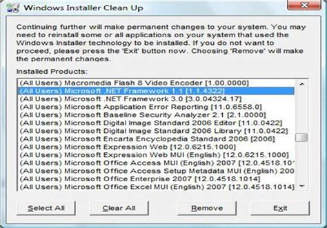 Free Download Windows Installer Cleanup Utility