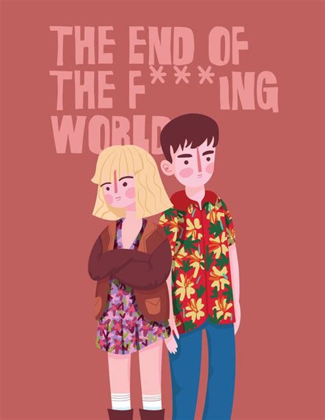 The End Of The Fing World Poster Illustration Wall Decor