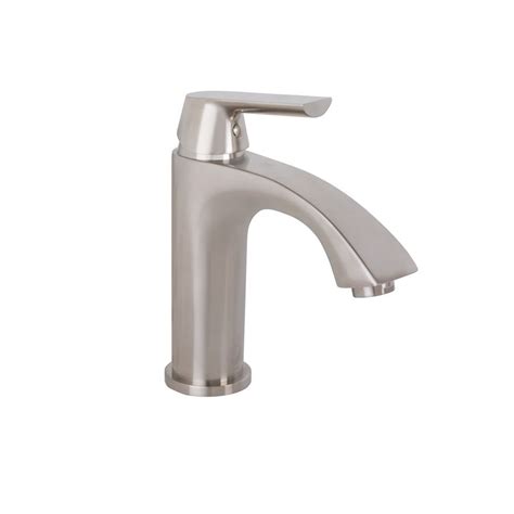 Brushed nickel bathroom faucets a beautifully crafted brushed nickel bathroom faucet can be the perfect complement for your bathroom sink or tub. VIGO Penela Brushed Nickel 1-Handle Single Hole WaterSense ...