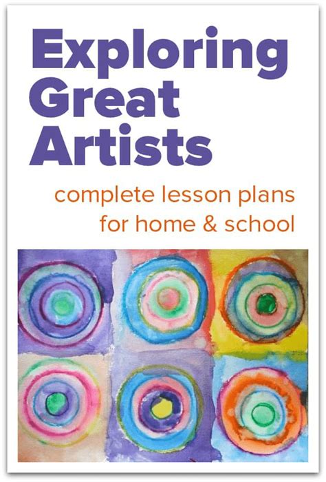 Exploring Great Artists :: complete art lesson plans | Elementary art lesson plans, Art lesson ...