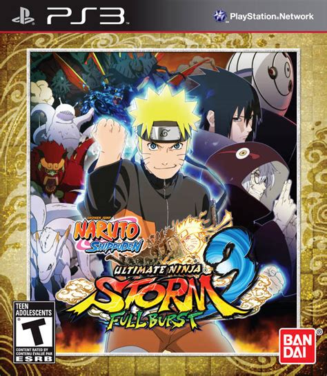 Naruto Shippuden Ultimate Ninja Storm 3 Full Burst Playstation 3 Game