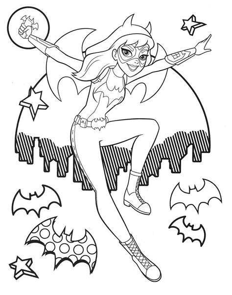 Superheroes usually have a signature color scheme, so what colors will you choose for this hero? DC Superhero Girls Coloring Pages - Best Coloring Pages ...