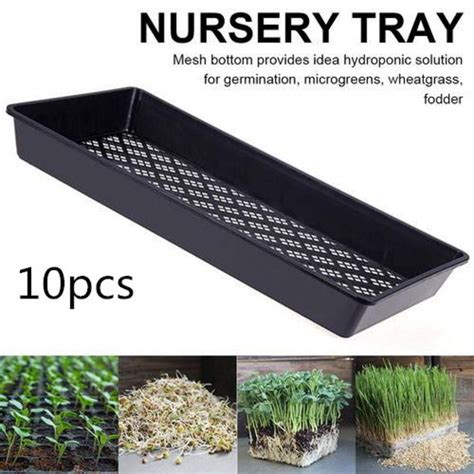 Buy 10 Pack Seedling Tray Seed Starters Growing Trays Extra Strength