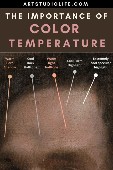 Importance Of Color Temperature Painting Skin Tones Portrait