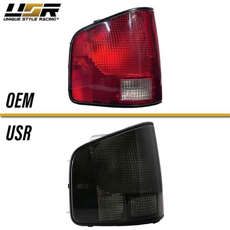 Depo Rear Smoke Tail Lights For 1994 2004 Gmc Sonoma Chevy S10