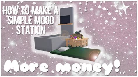 Welcome To Bloxburg How To Make A Simple Mood Station ˋˏ ༻ ༺ ˎˊ