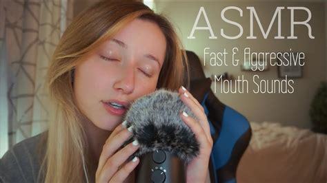 Asmr Fast Aggressive Unintelligible Mouth Sounds W Extra Hand