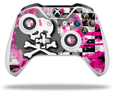 Xbox One X And One S Wireless Controller Skins Girly Pink Bow Skull