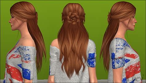 Mertiuza Leahlillith`s Renaissance Hair Retextured Sims 4 Hairs