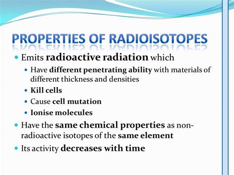 Uses Of Radioisotopes