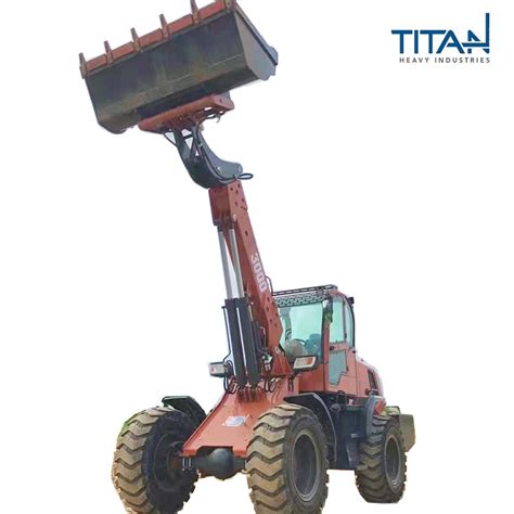 Hydraulic Mechanical Wheeled Titan Nude In Container Front Telescopic