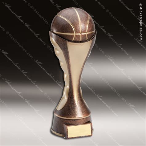 Premium Resin Gold Basketball Tower Champion Trophy Award Premium Gold