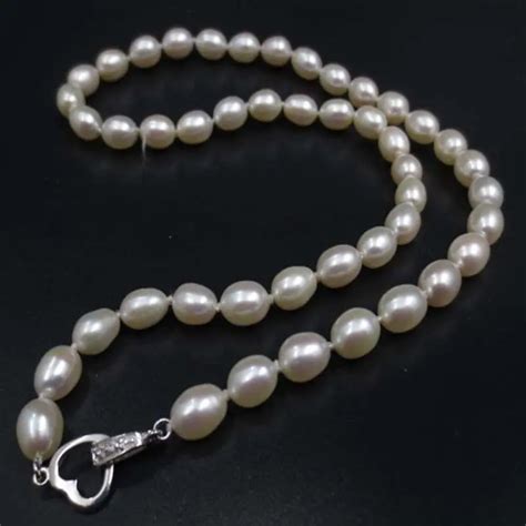 Wholesale Good Mm Genuine Cultured Freshwater Pearl Necklace Aaa