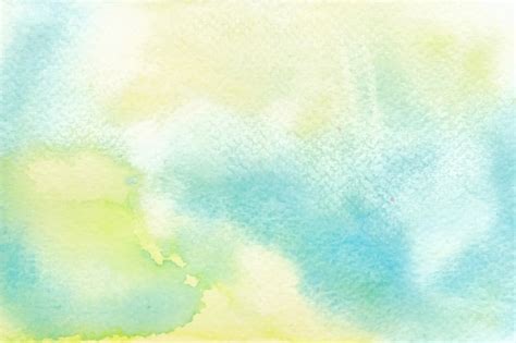 Free Vector Blue And Yellow Watercolor Background