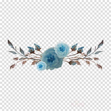 25 Watercolor Blue Floral Png Woolseygirls Meme