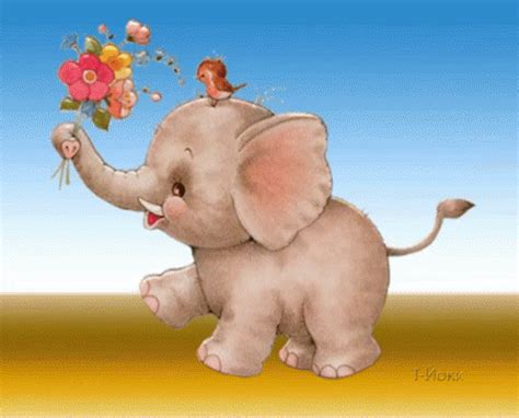 Elephant Animated Gif Elephant Animated Discover Share Gifs Cute Love Gif Elephant