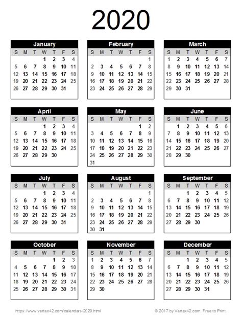2020 Calendar Png Pic Png All