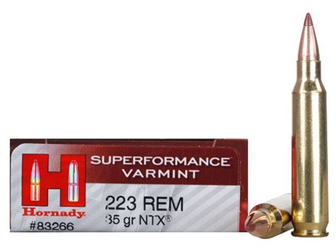 Hornady Superformance Varmint Ammo 223 Remington 35 Grain Mpn 83266