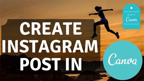 How To Create An Instagram Post With Canva Youtube