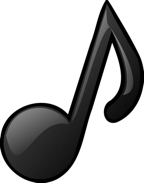 Black And Whitemusical Notemusic Png Clipart Royalty Free Svg Png