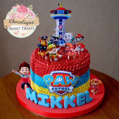 Paw patrol picture cake by kings kitchen! Paw Patrol Cake for Mikkel - Chocolique
