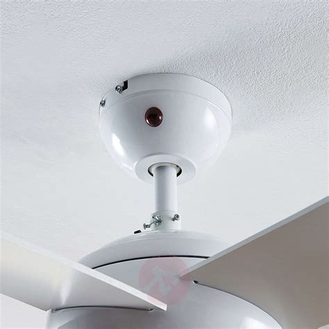 Determine the size of fan that you need by taking the square footage and height of the room in question into consideration. Lindby Ranja ceiling fan with R7s light bulb | Lights.co.uk
